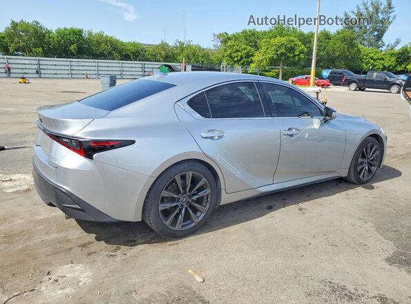 JTHAA1D27M5111087 2021 LEXUS IS Silver Rear right