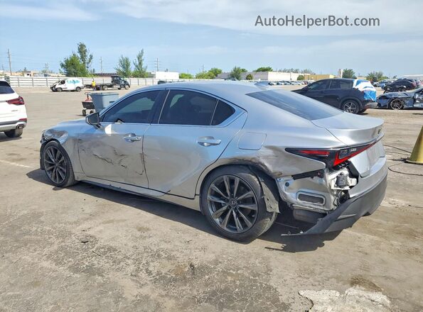 JTHAA1D27M5111087 2021 LEXUS IS Silver Rear left