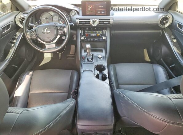 JTHAA1D27M5111087 2021 LEXUS IS Silver Dashboard view