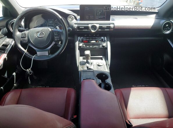 JTHAA1D29M5113343 2021 LEXUS IS Белый Вид панели приборов