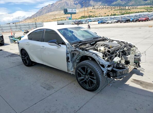 JTHAA1D29M5113343 2021 LEXUS IS Белый Передняя правая четверть