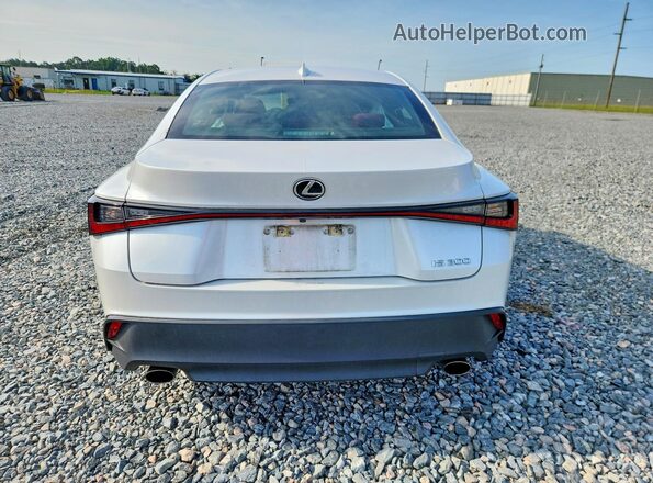 JTHAA1D2XM5109706 2021 LEXUS IS Белый Вид сзади