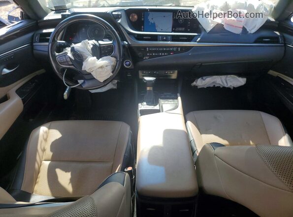 JTHB21B11K2036557 2019 LEXUS ES Black Առջևի վահանակի տեսք