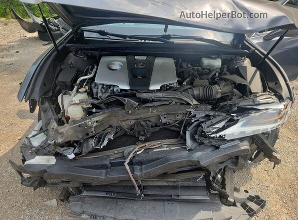 JTHB21B15K2005201 2019 LEXUS ES Charcoal უკანა სალონის ხედი