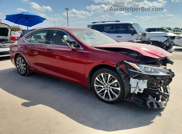 JTHB21B16K2025375 2019 LEXUS ES Red Delantero derecho