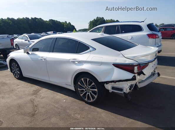 JTHB21B16K2031502 2019 LEXUS ES 300H White Trasero izquierdo