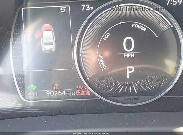 JTHB21B17K2026728 2019 LEXUS ES 300H Silver 