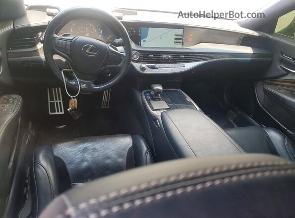 JTHB51FF5J5000364 2018 LEXUS LS Silver წინა პანელის ხედი