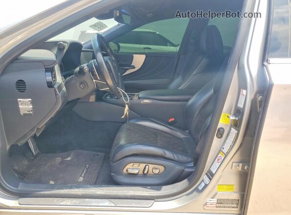 JTHB51FF5J5000364 2018 LEXUS LS Silver წინა სალონის ხედი