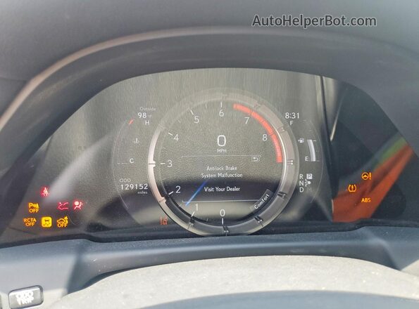 JTHB51FF5J5000364 2018 LEXUS LS Silver ხელსაწყოთა პანელის ხედი