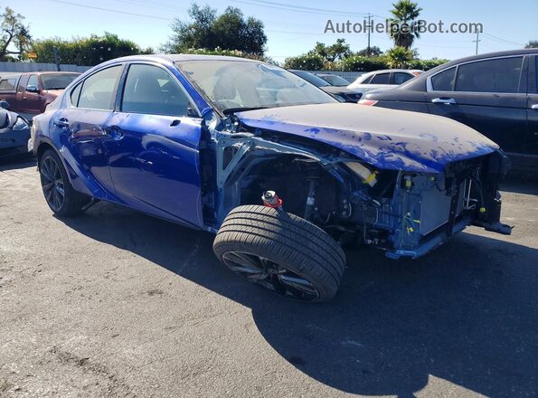 JTHB81F28R5054435 2024 LEXUS IS Blue Սալոնի դիմացի տեսք