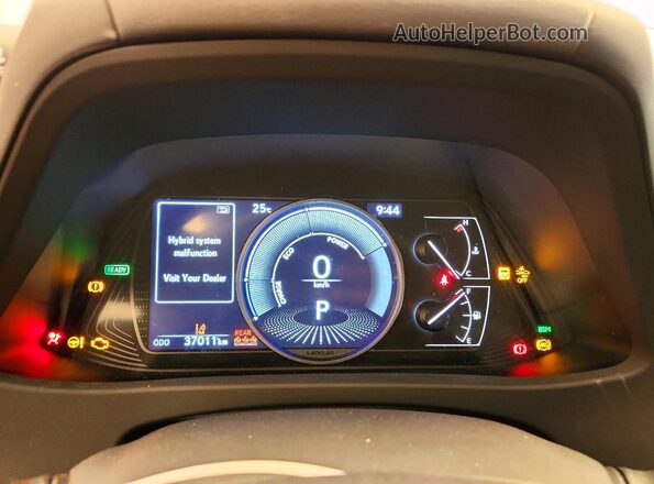 JTHB9JBH0R2071691 2024 LEXUS UX Blue Widok zestawu wskaźników