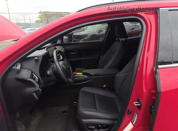 JTHB9JBH5P2067701 2023 LEXUS UX Red Widok wnętrza z przodu