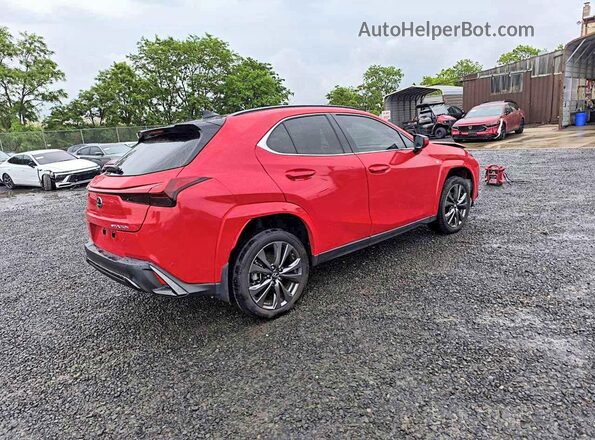 JTHB9JBH5P2067701 2023 LEXUS UX Red Przód prawy