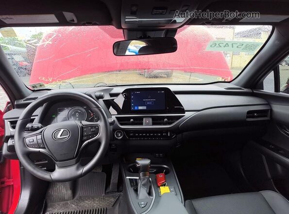 JTHB9JBH5P2067701 2023 LEXUS UX Red Widok zestawu wskaźników