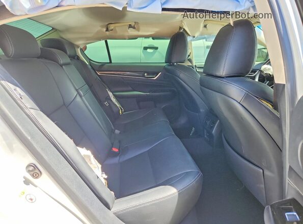 JTHBA1BL3GA002153 2016 LEXUS GS White Vista de los asientos traseros