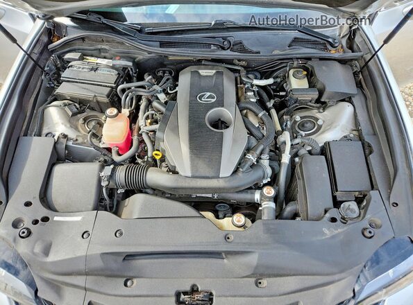 JTHBA1BL5HA004598 2017 LEXUS GS Серебряный Вид задней части салона