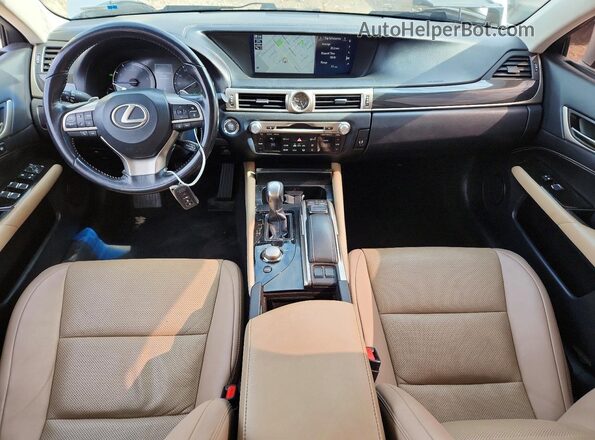 JTHBA1BL5HA004598 2017 LEXUS GS Серебряный Вид панели приборов