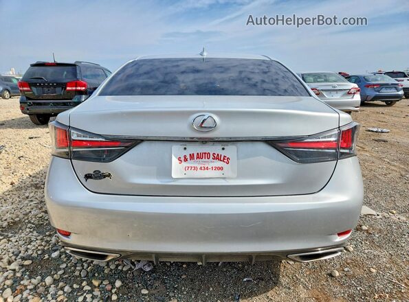 JTHBA1BL5HA004598 2017 LEXUS GS Серебряный Вид сзади