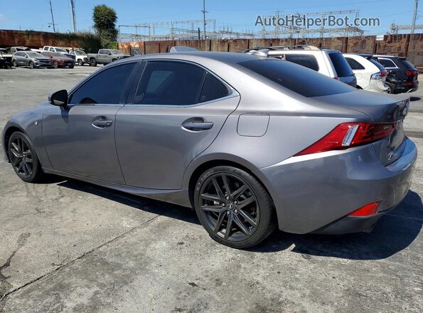 JTHBA1D20G5007002 2016 LEXUS IS Gray Задня ліва чверть
