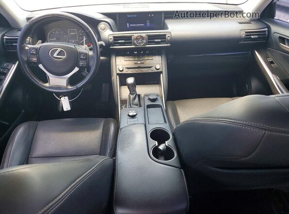 JTHBA1D20H5053513 2017 LEXUS IS Белый Вид панели приборов