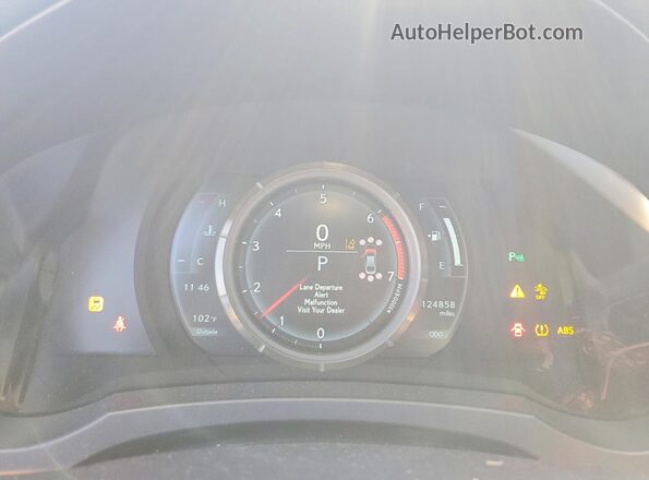 JTHBA1D20J5069359 2018 LEXUS IS Gray Instrument cluster view