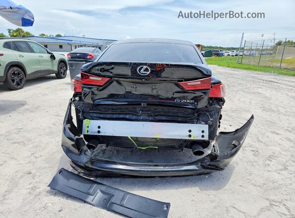 JTHBA1D21G5017585 2016 LEXUS IS Black Rear view