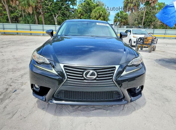 JTHBA1D21G5017585 2016 LEXUS IS Black Front view