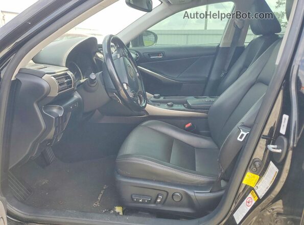 JTHBA1D21G5023483 2016 LEXUS IS Black Вид салону спереду