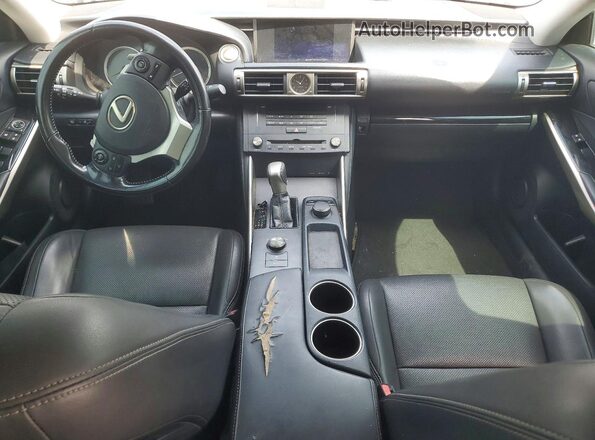 JTHBA1D21G5023483 2016 LEXUS IS Black Вид панелі приладів