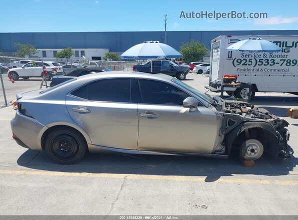 JTHBA1D21G5026478 2016 LEXUS IS 200T Silver Սալոնի հետևի տեսք
