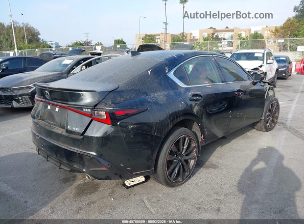 JTHBA1D21R5131816 2024 LEXUS IS 300 Black უკანა მარჯვენა