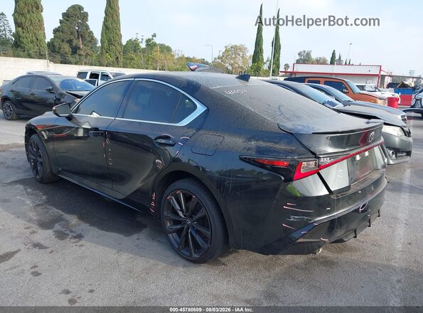 JTHBA1D21R5131816 2024 LEXUS IS 300 Black უკანა მარცხენა