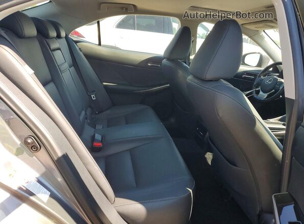JTHBA1D22G5010127 2016 LEXUS IS Gray Հետևի նստատեղերի տեսք