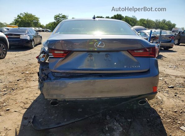 JTHBA1D22G5010127 2016 LEXUS IS Gray Հետևի տեսք