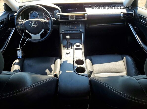JTHBA1D22G5010127 2016 LEXUS IS Gray Առջևի վահանակի տեսք