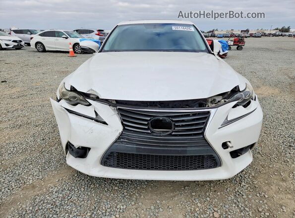 JTHBA1D22G5014744 2016 LEXUS IS White Front view