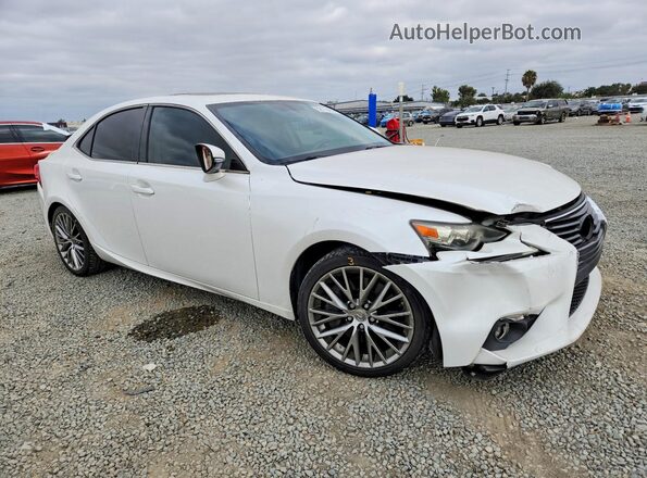 JTHBA1D22G5014744 2016 LEXUS IS White Front right