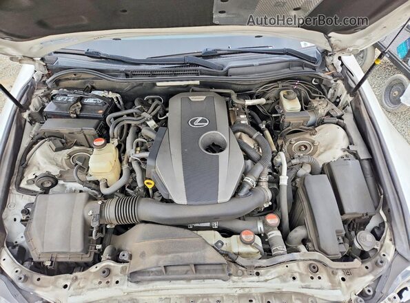 JTHBA1D22G5014744 2016 LEXUS IS White Rear interior view