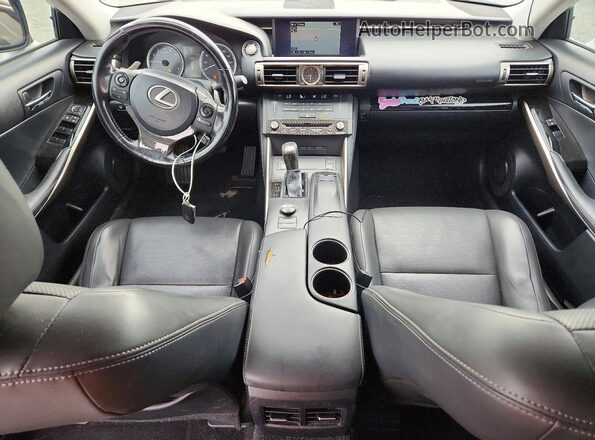 JTHBA1D22G5014744 2016 LEXUS IS White Dashboard view