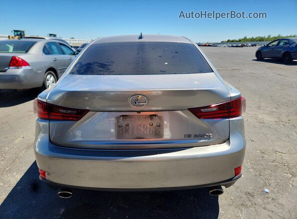 JTHBA1D22G5016445 2016 LEXUS IS Gray Вид ззаду