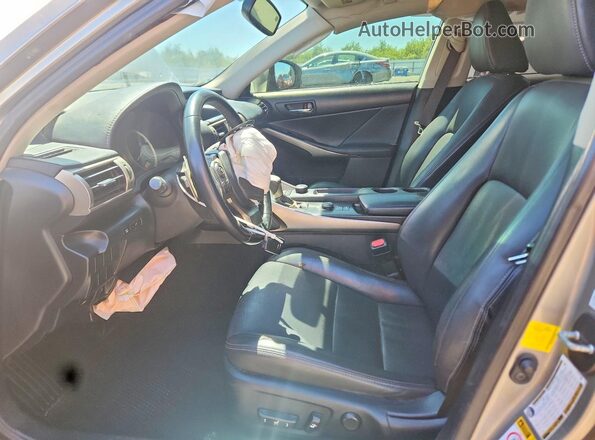 JTHBA1D22G5016445 2016 LEXUS IS Gray Вид салону спереду