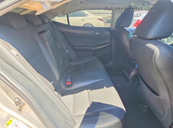JTHBA1D22G5016445 2016 LEXUS IS Gray Вид задніх сидінь