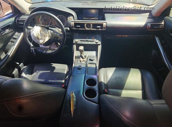 JTHBA1D22G5016445 2016 LEXUS IS Gray Вид панелі приладів