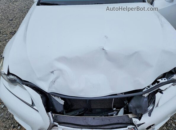 JTHBA1D22G5033682 2016 LEXUS IS White Widok wnętrza z tyłu