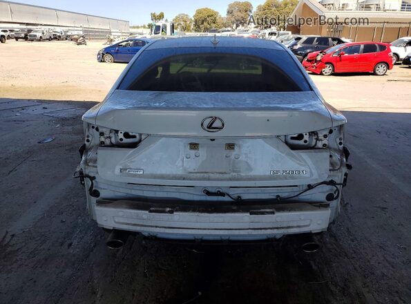 JTHBA1D22G5037201 2016 LEXUS IS White Widok z tyłu