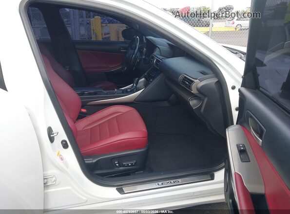 JTHBA1D22H5048796 2017 LEXUS IS 200T White Вид салону спереду