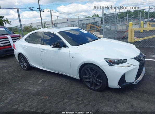 JTHBA1D22H5048796 2017 LEXUS IS 200T White Вид задньої частини салону