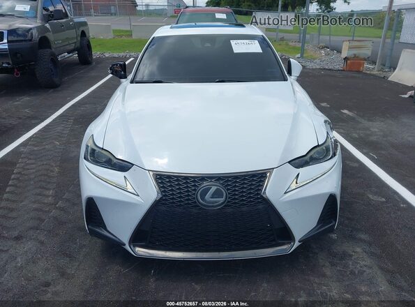 JTHBA1D22H5048796 2017 LEXUS IS 200T White Вид щитка приладів