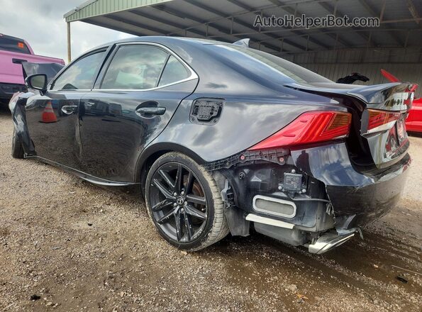 JTHBA1D22J5074546 2018 LEXUS IS Black უკანა მარცხენა